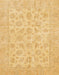 Abstract Chrome Gold Yellow Oriental Rug, abs705