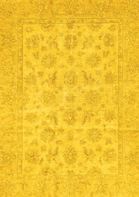 Oriental Yellow Traditional Rug, abs705yw