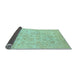 Sideview of Oriental Light Blue Traditional Rug, abs705lblu