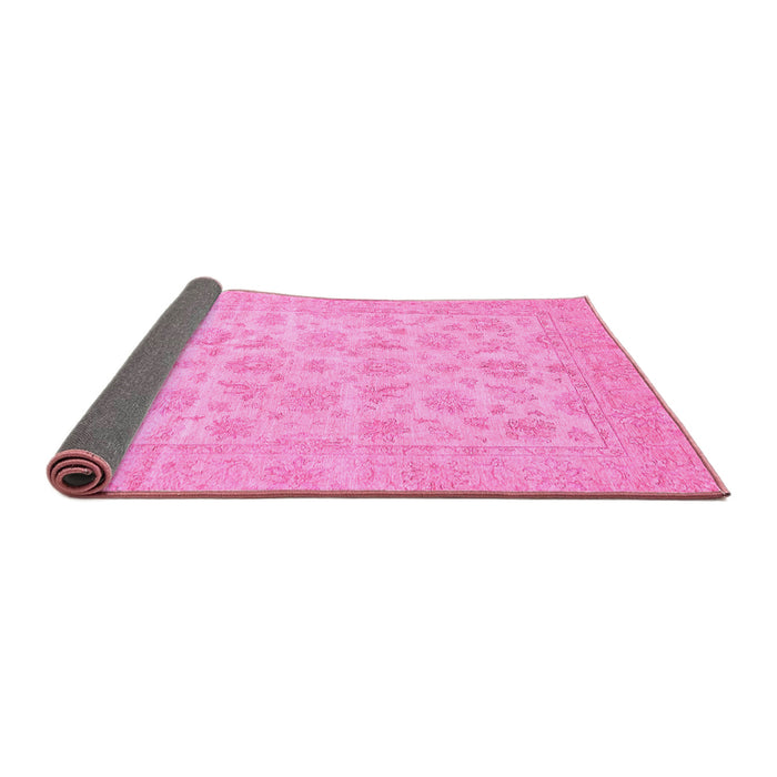 Sideview of Oriental Pink Traditional Rug, abs705pnk