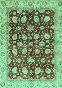 Oriental Turquoise Traditional Rug, abs706turq