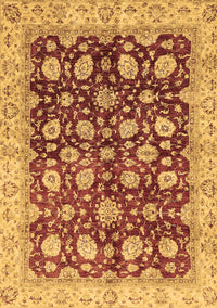 Oriental Brown Traditional Rug, abs706brn