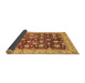 Sideview of Oriental Brown Traditional Rug, abs706brn