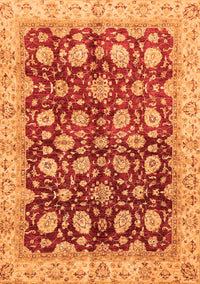 Oriental Orange Traditional Rug, abs706org