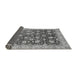 Sideview of Oriental Gray Traditional Rug, abs706gry