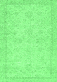 Abstract Emerald Green Modern Rug, abs707emgrn