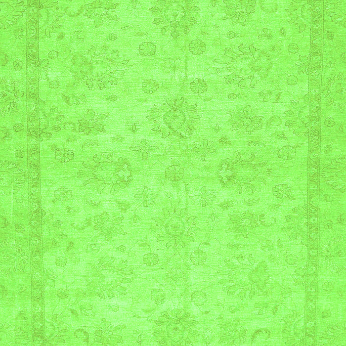 Machine Washable Abstract Green Modern Area Rugs, wshabs707grn