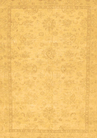 Abstract Brown Modern Rug, abs707brn