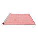 Modern Red Washable Rugs