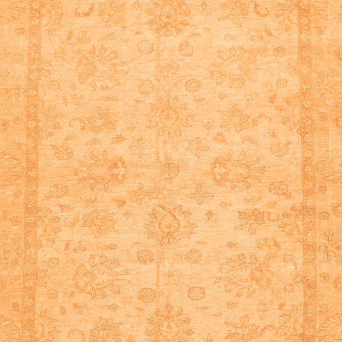 Machine Washable Abstract Orange Modern Area Rugs, wshabs707org