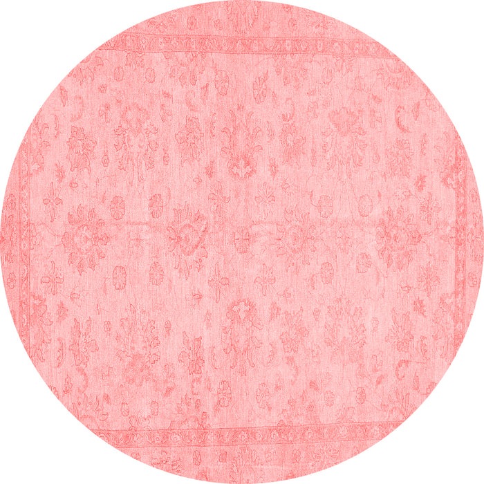 Abstract Red Modern Rug, abs707red