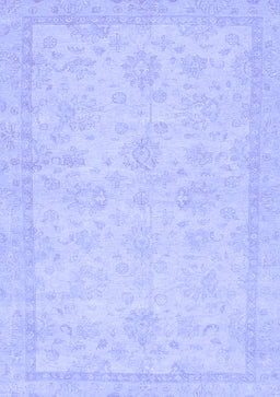 Abstract Blue Modern Rug, abs707blu