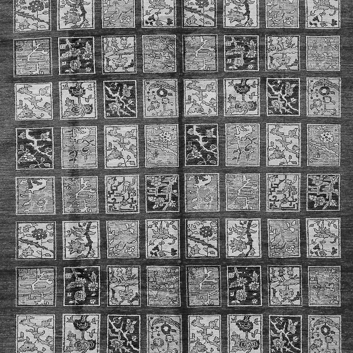 Machine Washable Abstract Gray Modern Rug, wshabs708gry