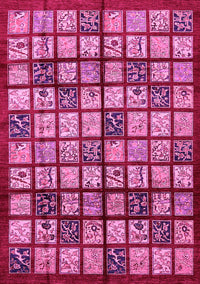 Abstract Pink Modern Rug, abs708pnk