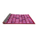 Sideview of Abstract Pink Modern Rug, abs708pnk