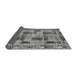 Sideview of Abstract Gray Modern Rug, abs709gry