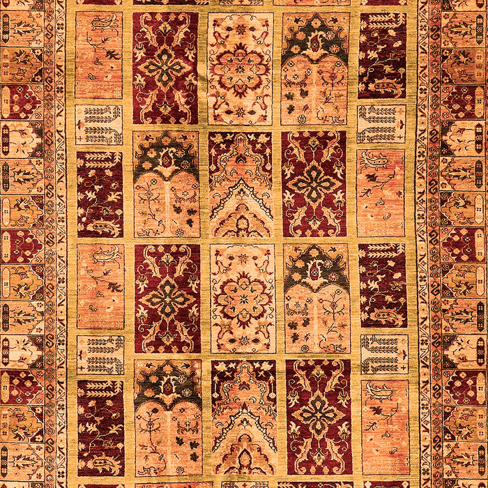 Abstract Orange Modern Rug, abs709org
