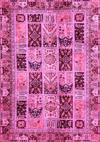 Abstract Pink Modern Rug, abs709pnk