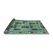 Sideview of Abstract Light Blue Modern Rug, abs709lblu