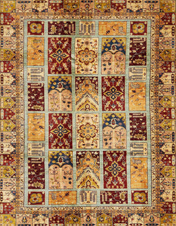 Abstract Red Modern Rug, abs709