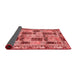 Abstract Red Modern Area Rugs