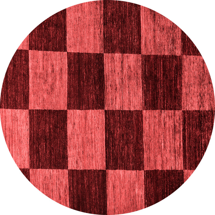 Checkered Red Modern Rug, abs70red