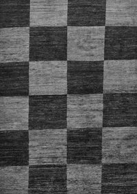 Checkered Gray Modern Rug, abs70gry