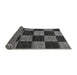 Sideview of Checkered Gray Modern Rug, abs70gry