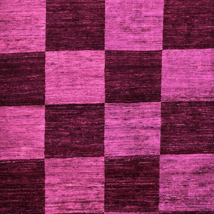 Checkered Pink Modern Rug, abs70pnk