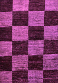 Checkered Purple Modern Rug, abs70pur