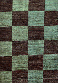 Checkered Light Blue Modern Rug, abs70lblu