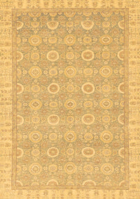 Abstract Brown Modern Rug, abs710brn