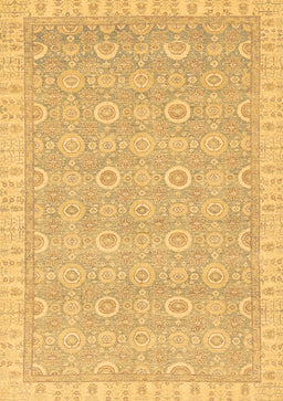 Abstract Brown Modern Rug, abs710brn