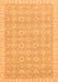 Abstract Orange Modern Rug, abs710org