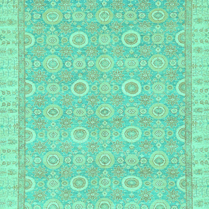 Abstract Turquoise Modern Rug, abs710turq