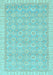 Abstract Light Blue Modern Rug, abs710lblu