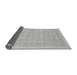 Sideview of Abstract Gray Modern Rug, abs710gry