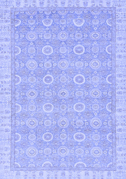 Abstract Blue Modern Rug, abs710blu