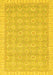 Abstract Yellow Modern Rug, abs710yw