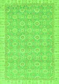 Abstract Green Modern Rug, abs710grn