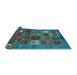 Sideview of Abstract Light Blue Modern Rug, abs711lblu