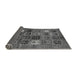 Sideview of Abstract Gray Modern Rug, abs711gry