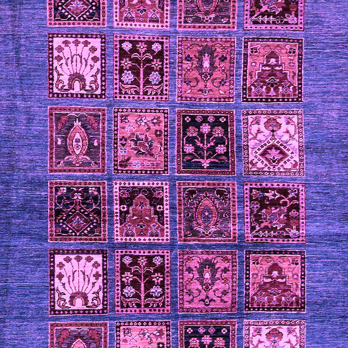 Abstract Purple Modern Rug, abs711pur