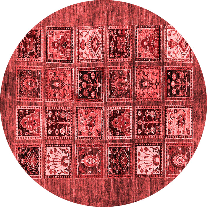 Abstract Red Modern Rug, abs711red