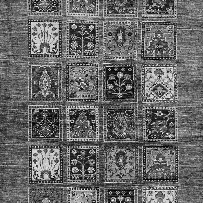 Abstract Gray Modern Rug, abs711gry