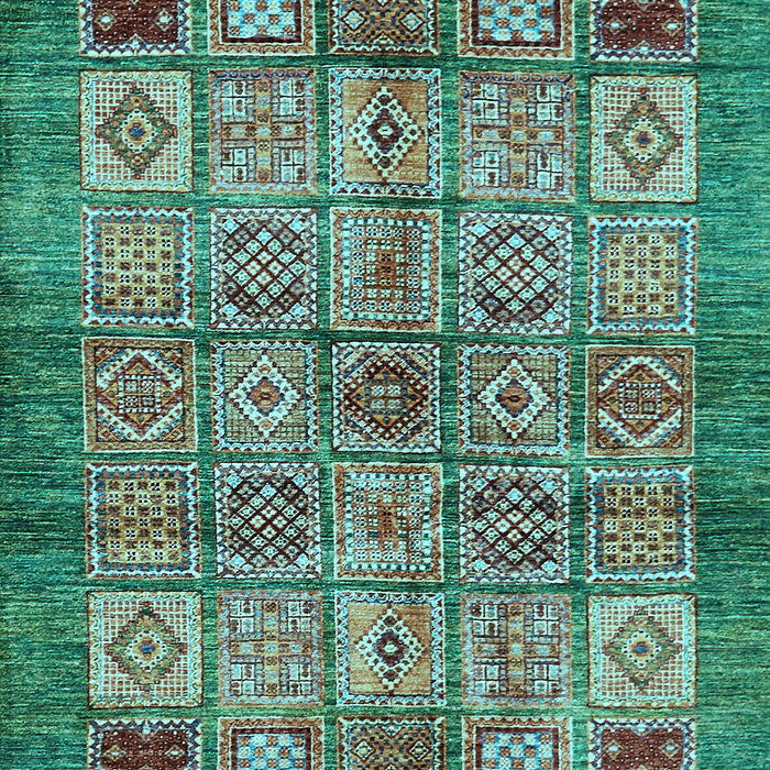 Abstract Light Blue Modern Rug, abs712lblu