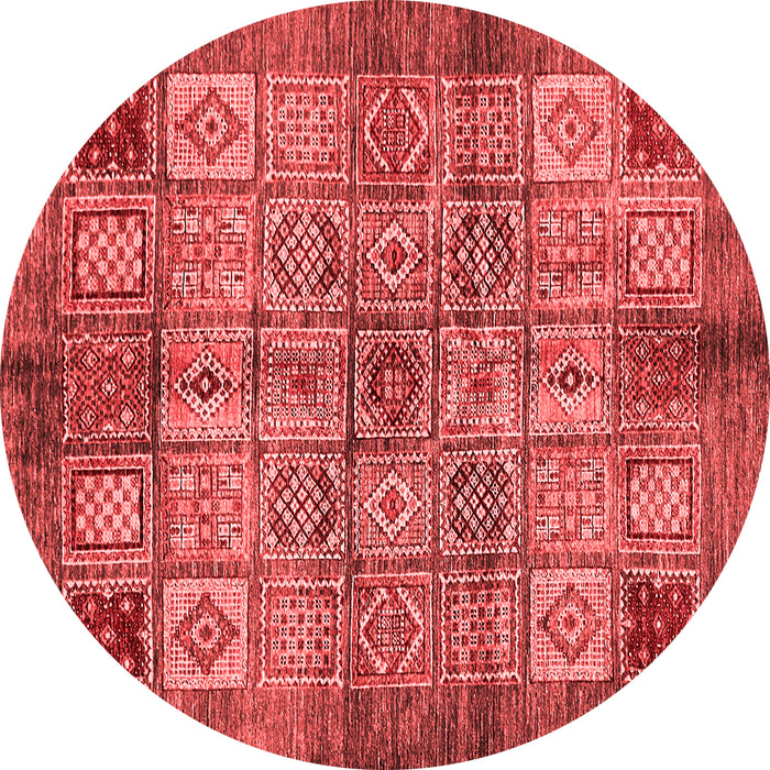 Machine Washable Abstract Red Modern Rug, wshabs712red
