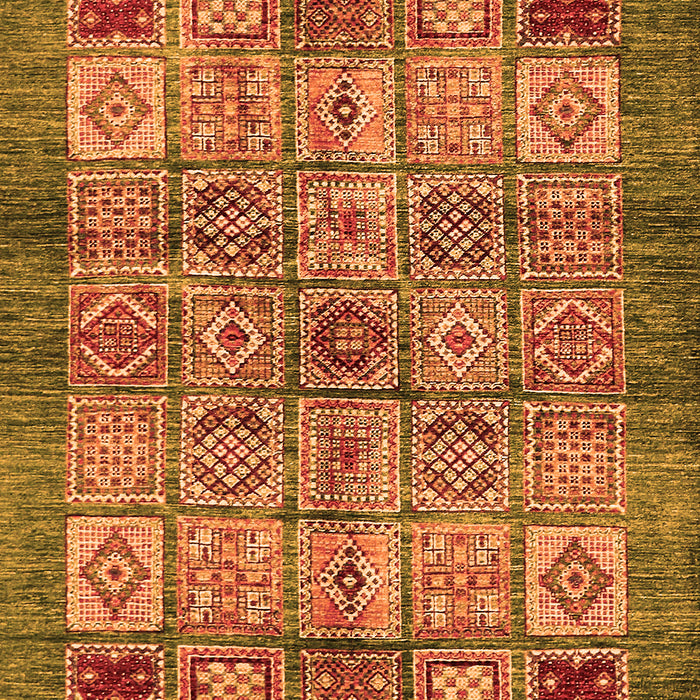 Machine Washable Abstract Orange Modern Area Rugs, wshabs712org