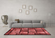 Modern Red Washable Rugs