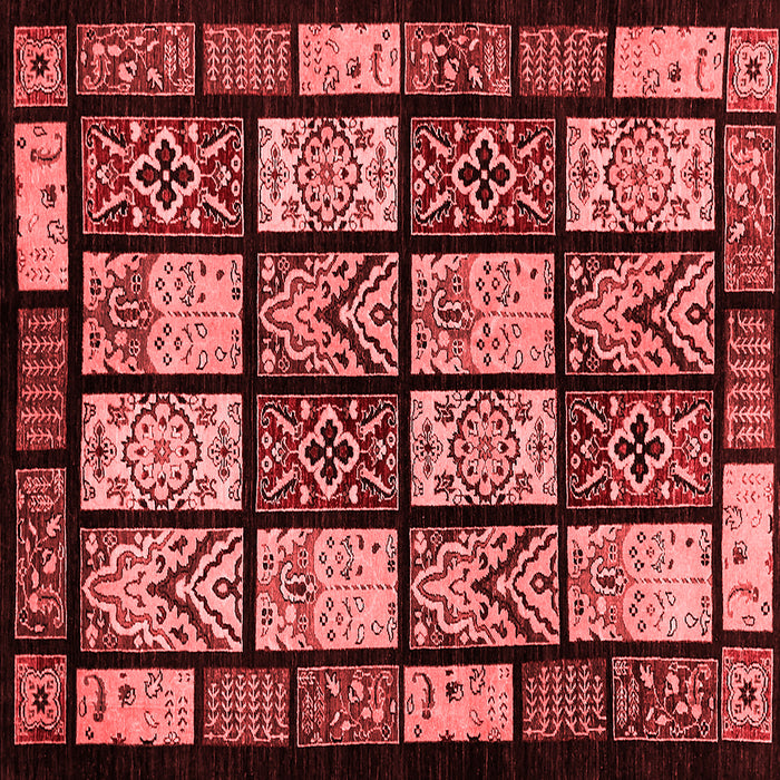Abstract Red Modern Rug, abs713red